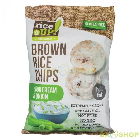 Rice up rizs chips hagymás-tejfölös 60 g