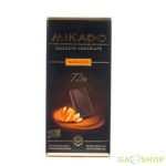 Mikado keserű csoki 72% narancshéjjal