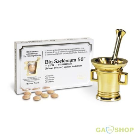 Bio-szelénium 50+cink+vitaminok 60 db