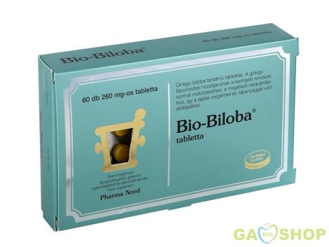 Bio-biloba tabletta 60 db