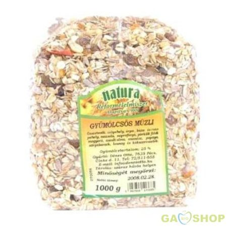 Natura gyümölcsös müzli 500 g