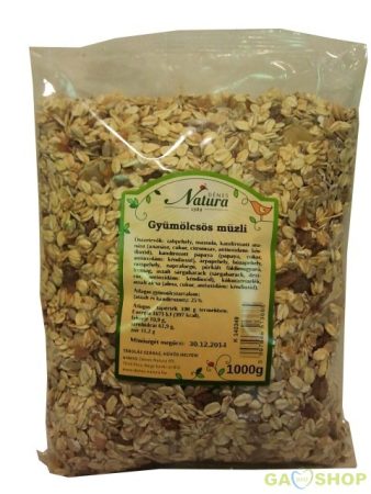 Natura gyümölcsös müzli 1000 g