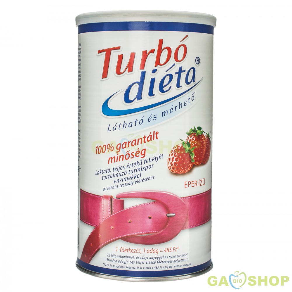 Turbo diéta fogyókúrás italpor eper Biobolt