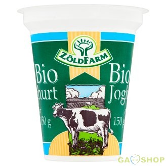 Zöldfarm bio joghurt natúr 150 g