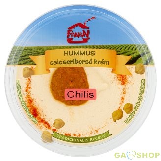 Hummus csicseriborsó krém chilis