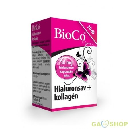 Bioco hialuronsav+kollagén kapszula