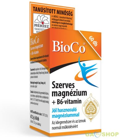 Bioco szerves magnézium tabletta