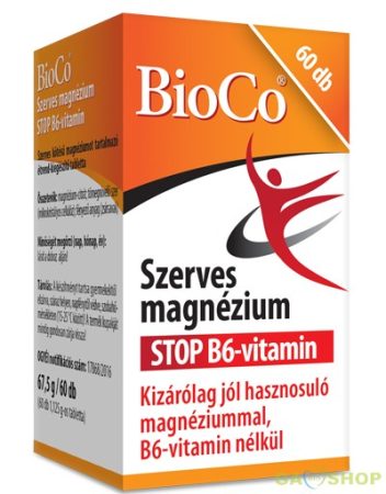 Bioco szerves magnézium stop b6-vitamin