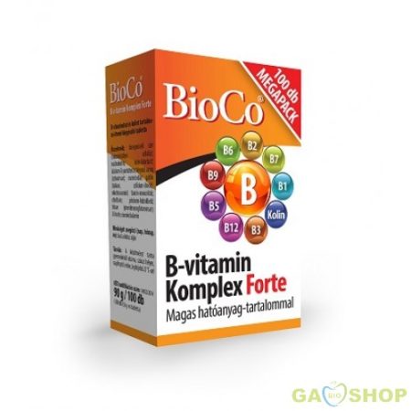 Bioco b-vitamin komplex forte tabletta
