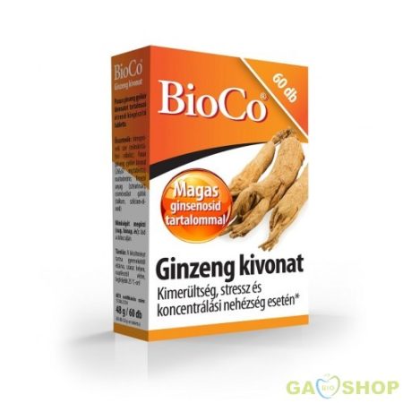 Bioco ginzeng kivonat tabletta  db