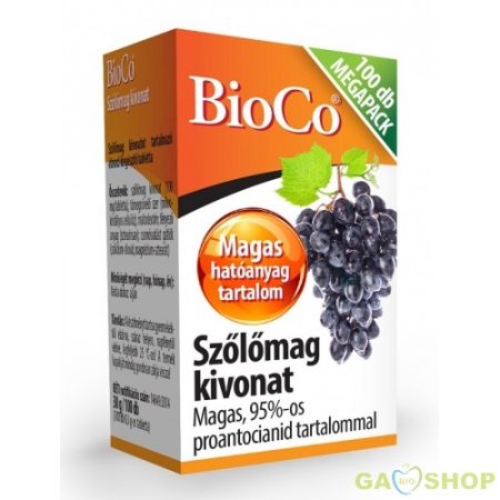 Bioco szőlőmag kivonat megapack