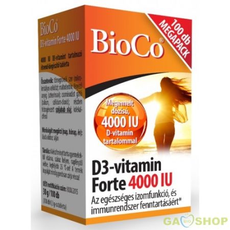 Bioco d3-vitamin forte tabletta