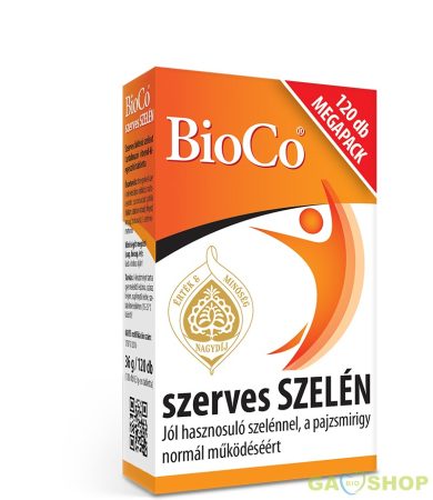 Bioco szerves szelén tabletta 120 db