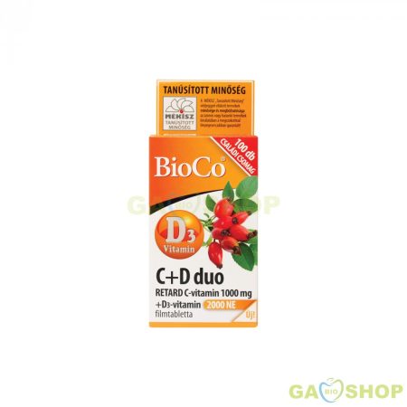 BIOCO C+D DUO TABL. CSALÁDI CSOM. 100 DB