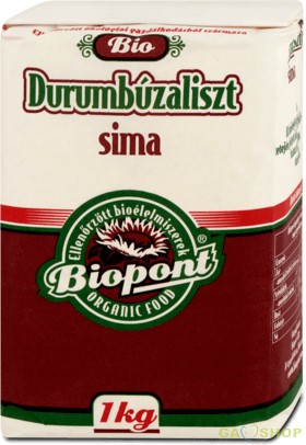 Biopont bio durumbúzaliszt sima