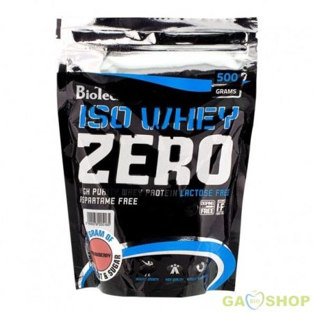 Biotech iso whey zero zacskós epres