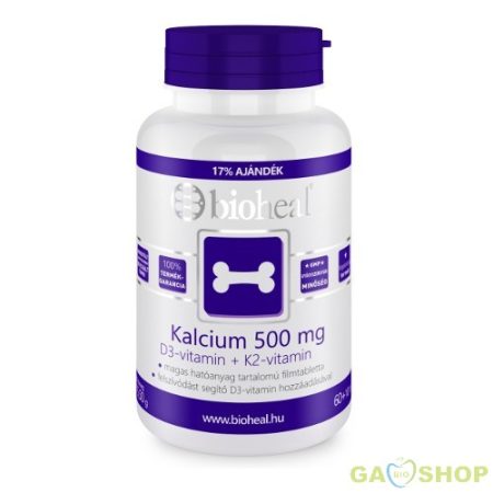 Bioheal kalcium+d3 vitamin tabletta