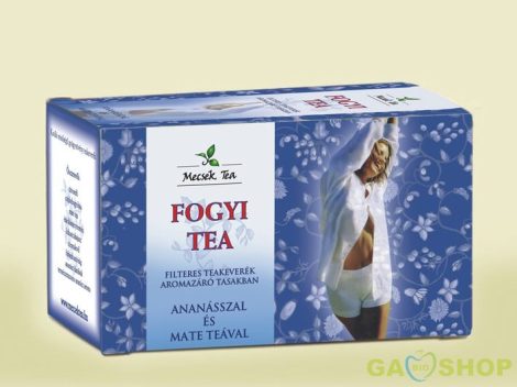 Mecsek fogyi tea ananász+mate tea filt. 20 filter