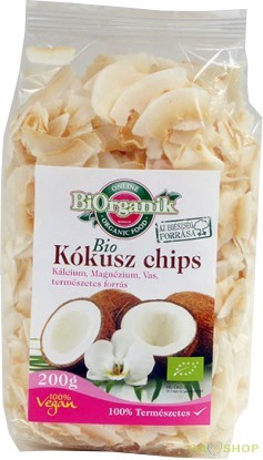 Biorganik bio kókusz chips piritott 200g