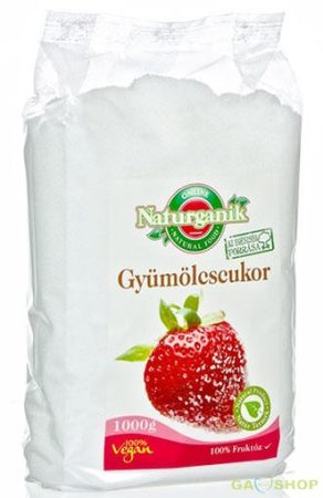 Naturganik gyümölcscukor fruktóz 1000 g