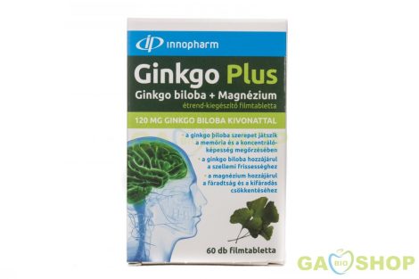 Innopharm ginkgo plus filmtabletta