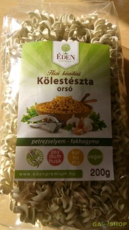 Éden prémium kölestészta orsó petrezselyem-fokhagyma