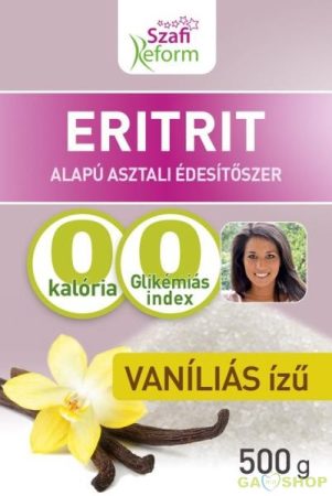 Szafi fitt eritritol vaníliás 500 g