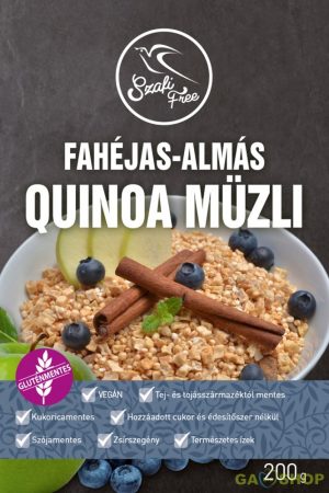 SZAFI FREE QUINOA MÜZLI FAHÉJAS-ALMÁS