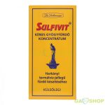 Sulfivit kénes gyógyfürdő koncentrátum