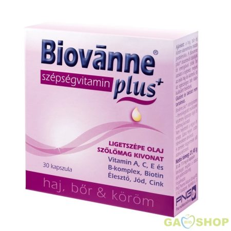 Biovánne szépség vitamin plus 30 db