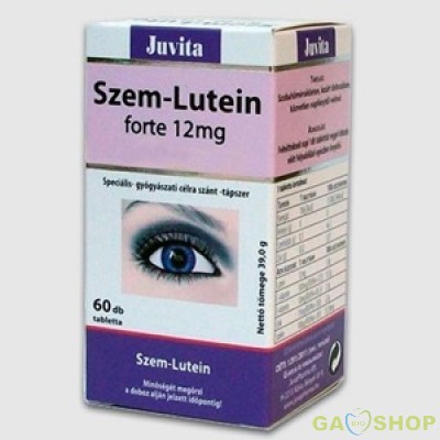 JUTAVIT Szem-Lutein Forte tabletta 60 db - Szemek, látás - Gyógynövénysziget Bio webáruház