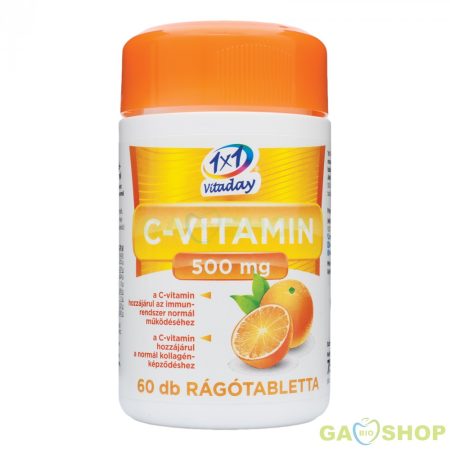 1x1 vitaday c-vitamin 500 mg rágótabl.