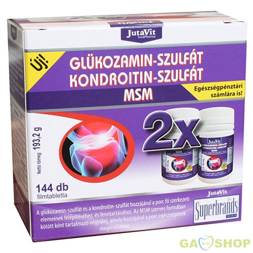 jutavit glukozamin kondroitin msm 144 db 6