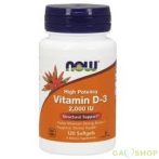 Now vitamin d-3 kapszula 2000 iu 120 db