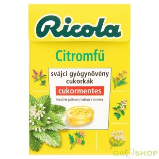 Ricola cukor citromfű