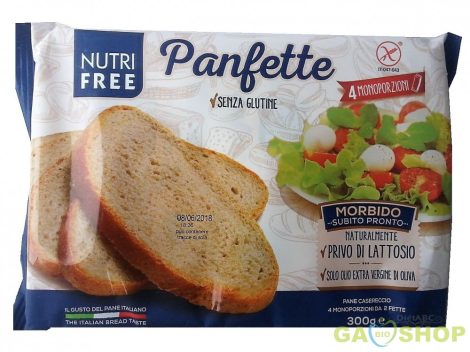 Nutri free panfette kenyér szeletelt 300 g