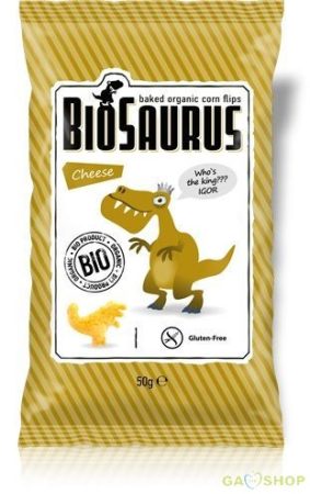 Biopont biosaurus kukoricasnack sajtos
