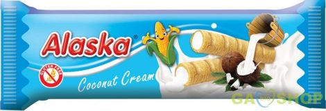 Alaska Coconut cream extrudált gluténmentes kukorica rúd